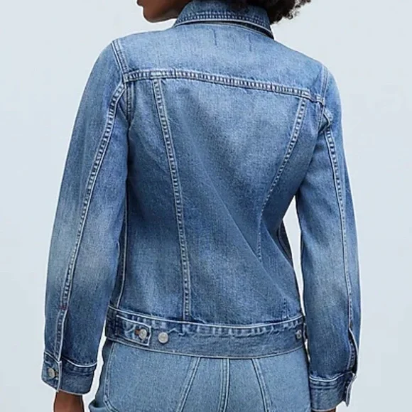 Madewell Denim Jacket Size Small Jean Jacket Classic Fit - Picture 4 of 9
